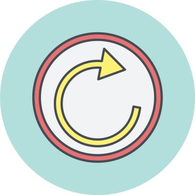 ok simgesinin vektör illüstrasyonu