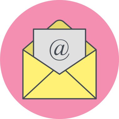 e- posta simgesi vektör illüstrasyonu