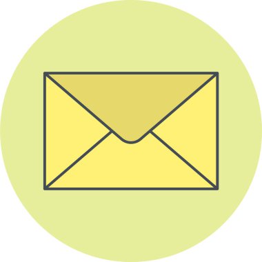 E- posta simgesi vektör illüstrasyonu