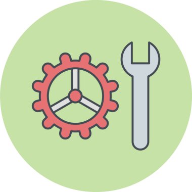 seo modern simgesinin vektör illüstrasyonu