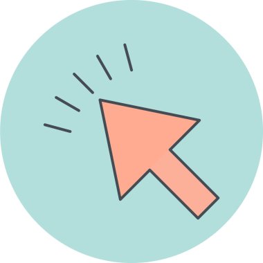 imleç simgesi, vektör illüstrasyonu