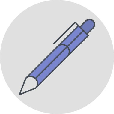 kalem simgesi vektör illüstrasyonu