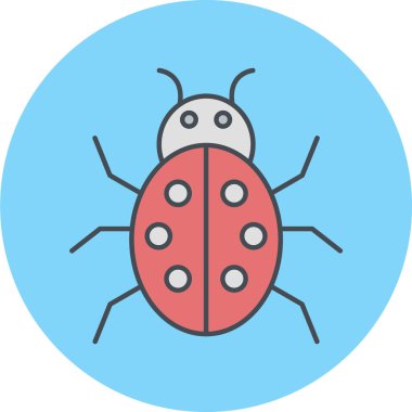 Uğur böceği vektör illüstrasyonuName