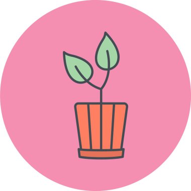 Modern b 'nin vektör illüstrasyonu ağaç simgesinden yoksun