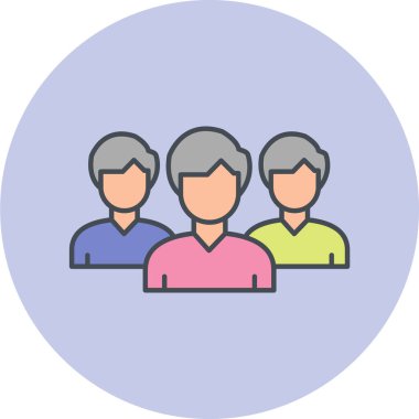 İnsan simgesinin vektör illüstrasyonu