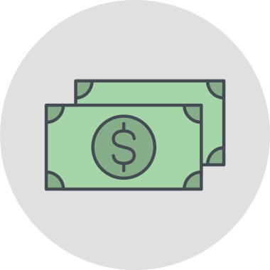 Dolar işareti vektör illüstrasyonuName