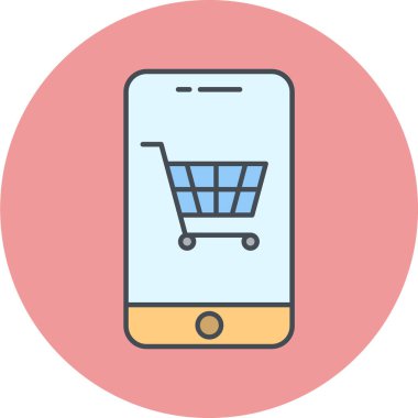 cep telefonu ikonu vektör illüstrasyonu