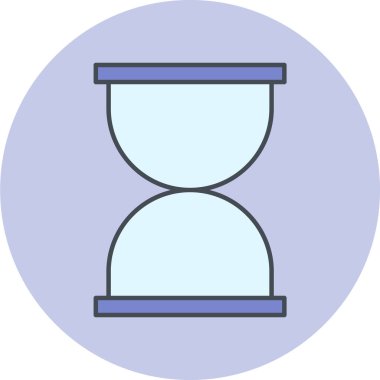 kum saati ikonu vektör illüstrasyonu