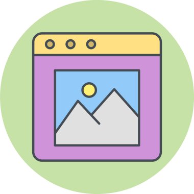 seo modern simgesinin vektör illüstrasyonu