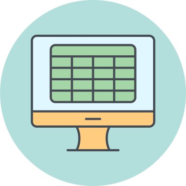 seo modern simgesinin vektör illüstrasyonu