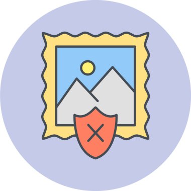 Modern b 'nin vektör illüstrasyonu simge çizgisi yok.