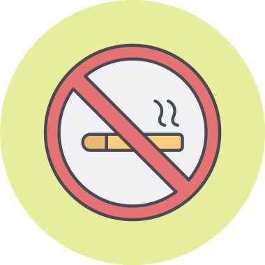 Dumanı tüten simge işareti çizimi yok