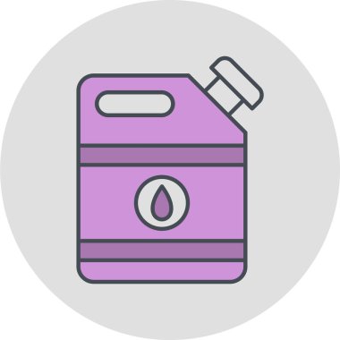 Petrol varil simge vektör çizim