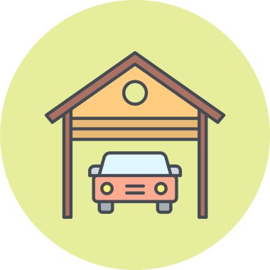 Modern otomatik simgenin vektör illüstrasyonu