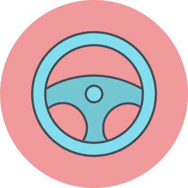 direksiyon simgesi vektör illüstrasyonu