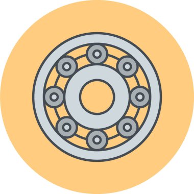 Dairesel testere vektör simgesi