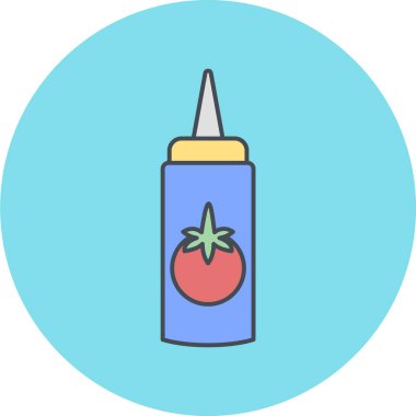 Gıda simgesinin vektör illüstrasyonu