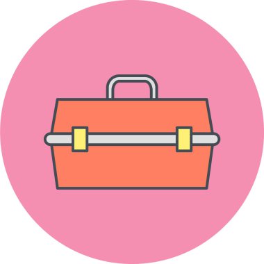 evrak çantası ikonu vektör illüstrasyonu