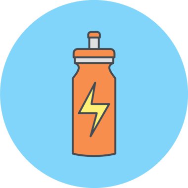 şişe simgesi, vektör illüstrasyonu