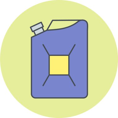 Petrol pompası simgesinin vektör illüstrasyonu