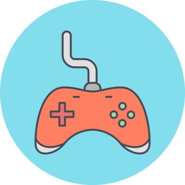 joystick simgesi vektör illüstrasyonu