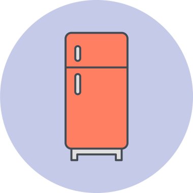 Modern mobilya simgesinin vektör illüstrasyonu