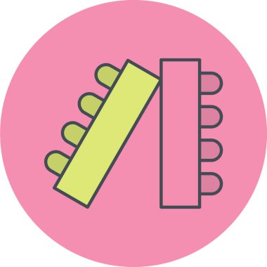 Modern b 'nin vektör illüstrasyonunda kitabın eksik simgesi