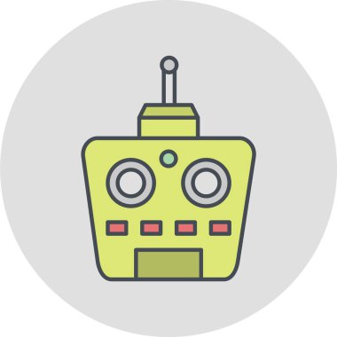 Bir geminin vektör çizimi