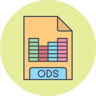 Dosya biçimi simge satırının vektör illüstrasyonu. Web, uygulama, mobil ve web siteleri için uygun.