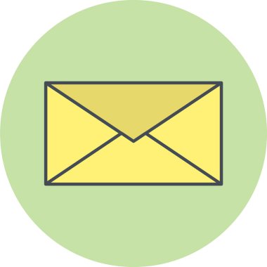 E- posta simgesi vektör illüstrasyonu