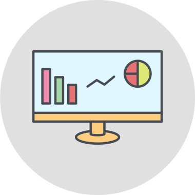 seo modern simgesinin vektör illüstrasyonu