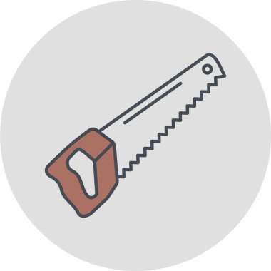 Gördüm. Web simgesi basit illüstrasyon