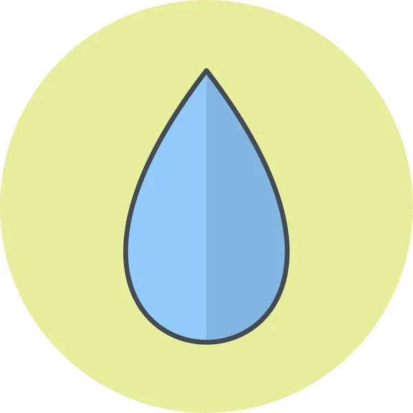 Векторная Иллюстрация Значка Воды — стоковый вектор