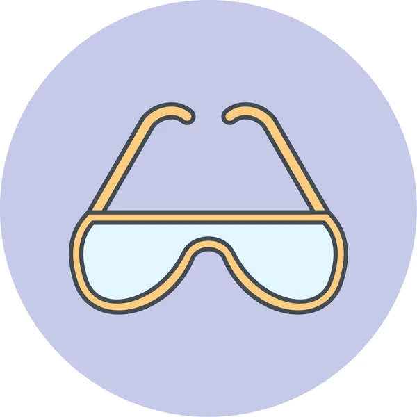Ilustração Vetorial Ícone Óculos —  Vetores de Stock