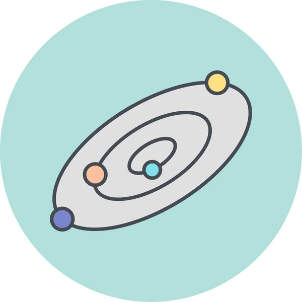 宇宙アイコンのベクトル図 — ストックベクタ