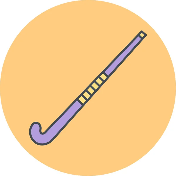 Baseballschläger Symbol Einfache Illustration Von Hockeyball Vektorsymbolen Für Das Web — Stockvektor