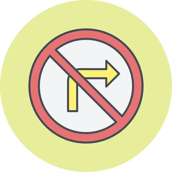 Vektorové Ilustrace Výstraha Zákaz Parkování — Stockový vektor