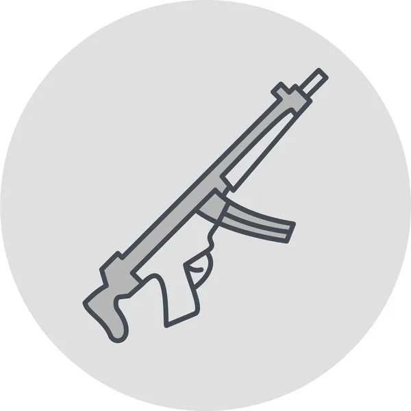 Vector Illustration Weapon Icon — Stock Vector