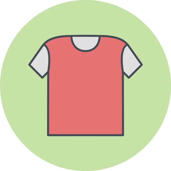 Icono Camiseta Ilustración Vectorial — Archivo Imágenes Vectoriales