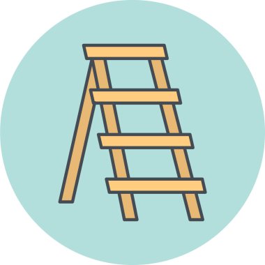 Bir merdivenin vektör çizimi