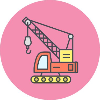 Bir vinç simgesinin gösterimi