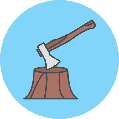 Modern b 'nin vektör illüstrasyonu balta simgesinden yoksun