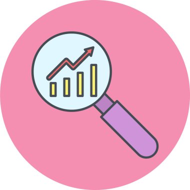 seo modern simgesinin vektör illüstrasyonu