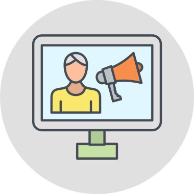 seo modern simgesinin vektör illüstrasyonu