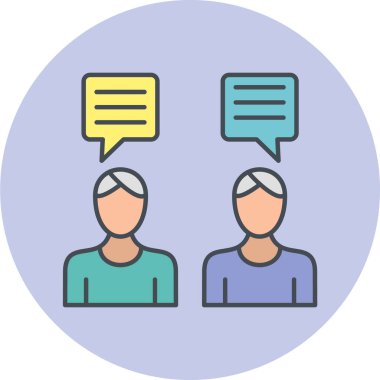 İnsan simgesinin vektör illüstrasyonu