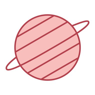 Gezegen simge vektör çizim