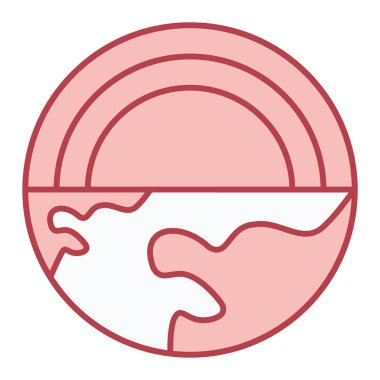 Maskeli bir kadının vektör çizimi