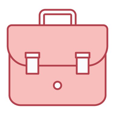 Çanta. Web simgesi basit tasarım