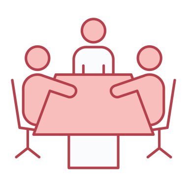 İş ve finans simgesinin vektör illüstrasyonu