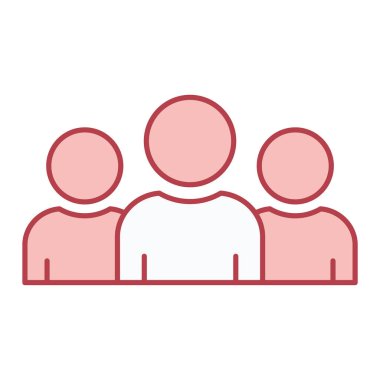 insanlar simge vektör illüstrasyonu